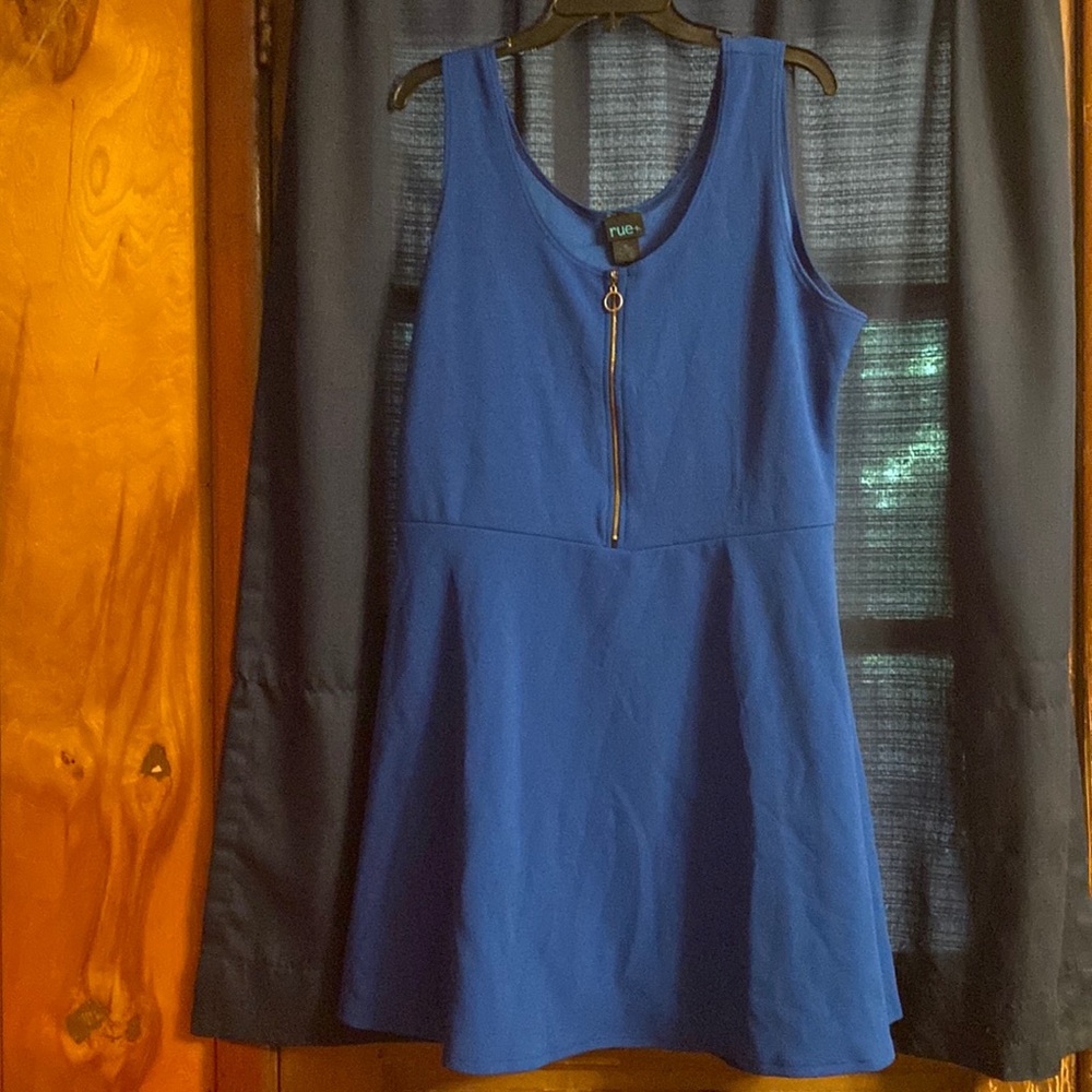 Royal blue dress